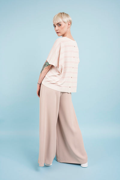 WIDE TROUSERS sand