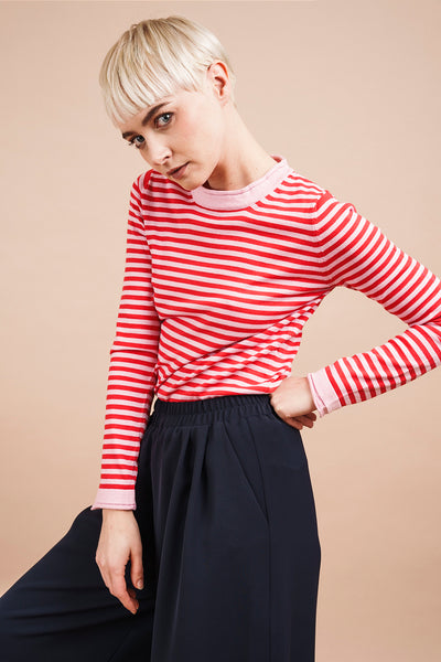 SOLARIA JUMPER - Cherry and pink