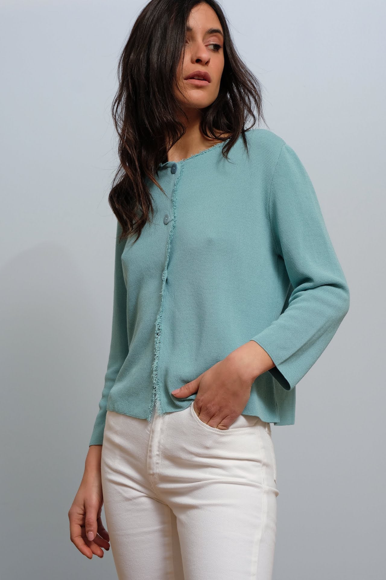 JACKET - ocean blue