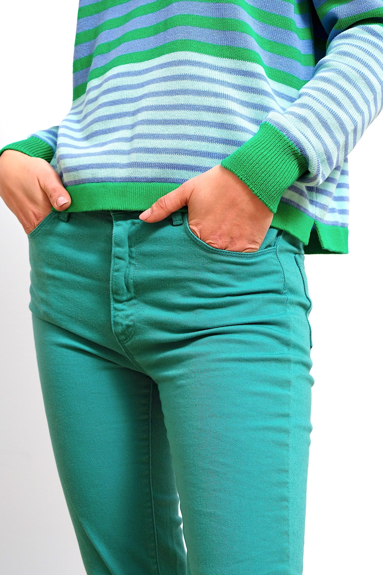 CAMILLA TROUSERS - sea green