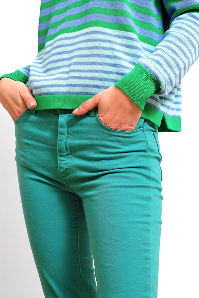 CAMILLA TROUSERS - sea green