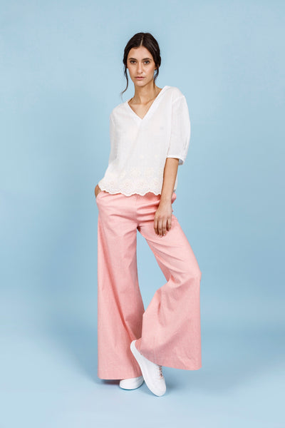 CAMICIA MIMOSA - Plumetis di cotone
