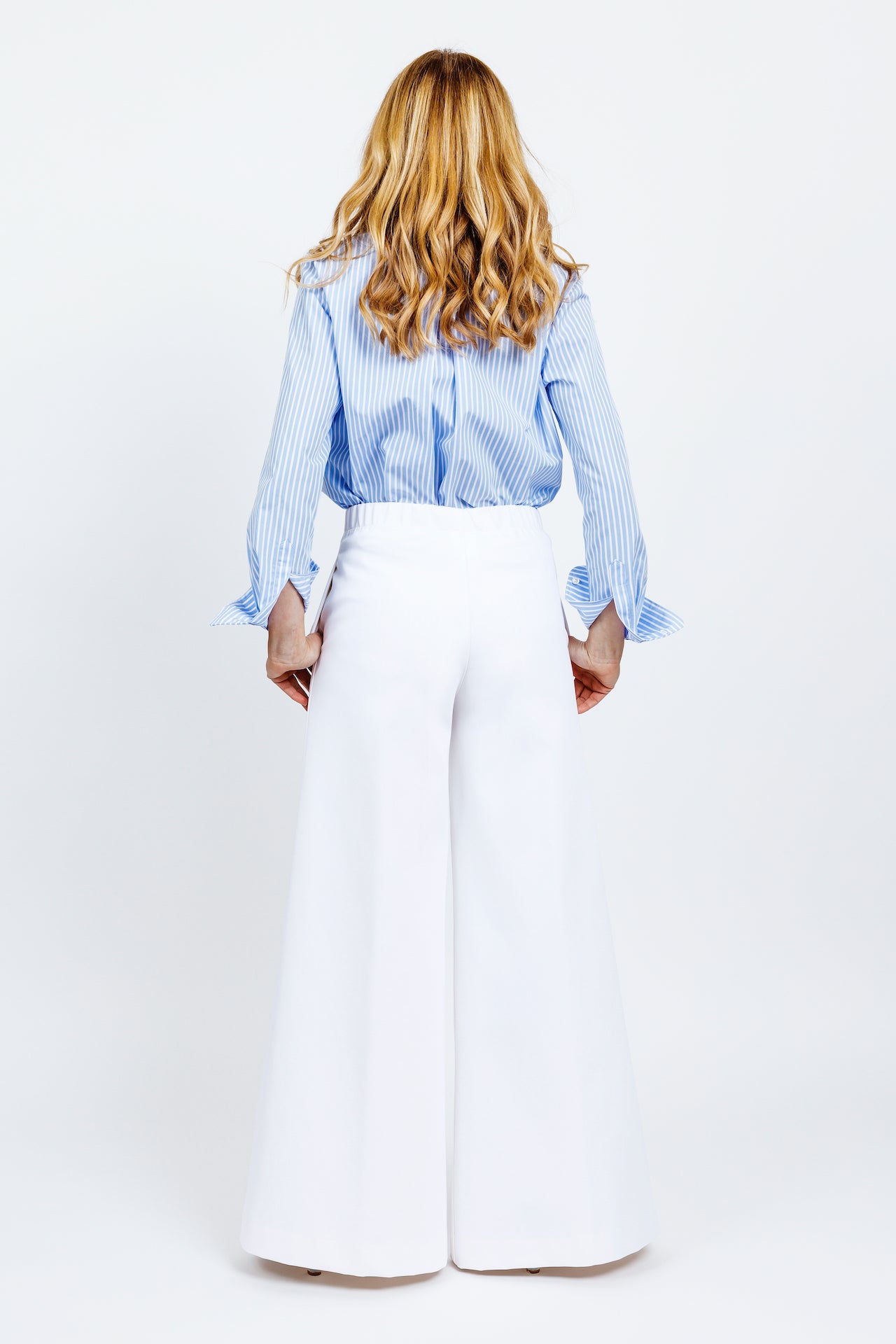 PANTALONE ELETTRA - Cotone bianco