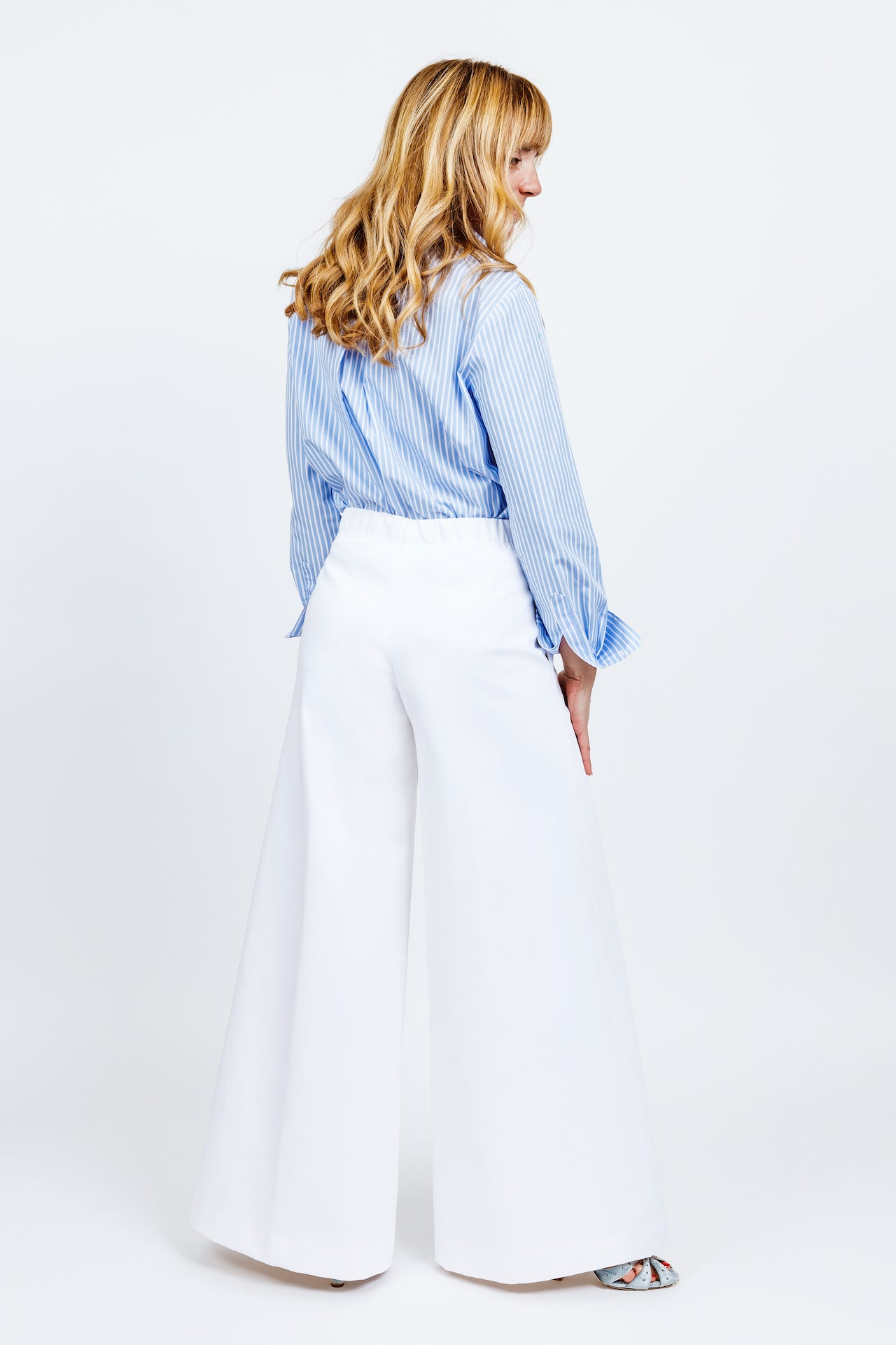 PANTALONE ELETTRA - Cotone bianco